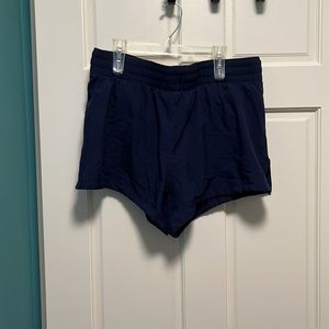 Fabletics Navy Blue Running Shorts